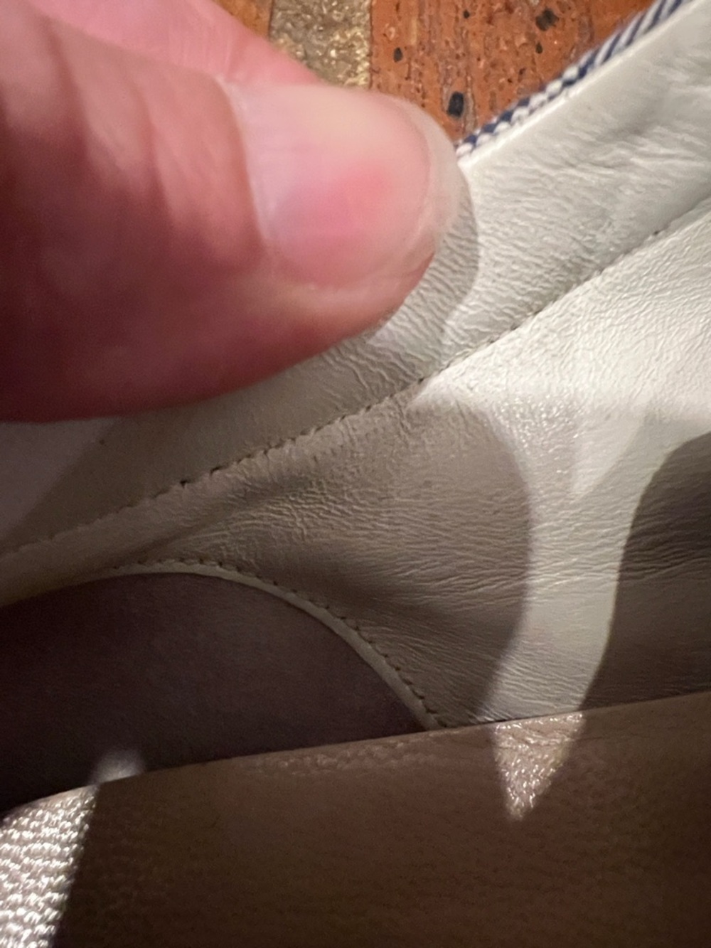 Burberry Unisex Blue Check Canvas Sneakers with Tan Laces - Picture 12 of 13